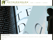 Tablet Screenshot of boyburnsbarn.com